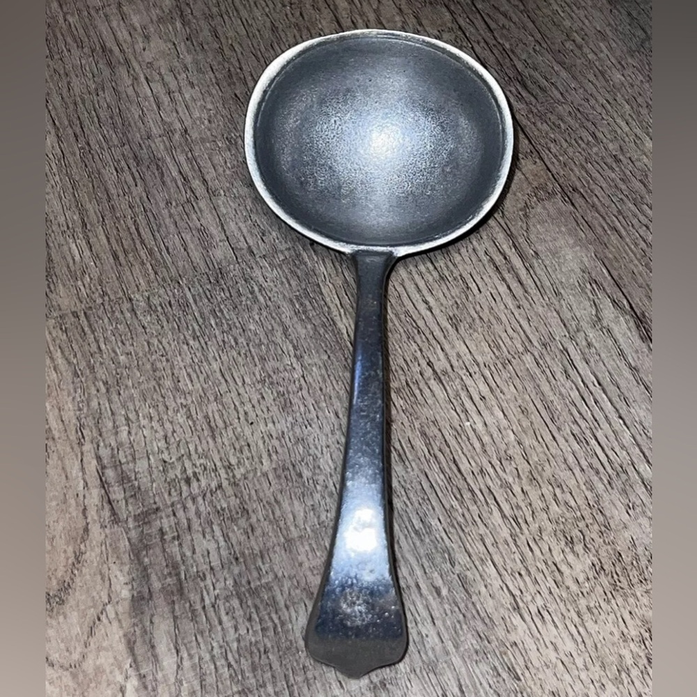 Vintage Wilton Columbia Armetale Pewter Serving Spoon/Soup Tureen Ladle 8”x3” - Picture 2 of 9